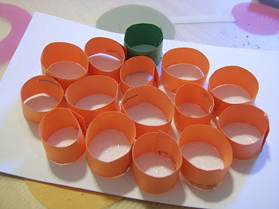 Preschool Crafts for Kids*: Halloween Paper Strip Pumpkin Craft